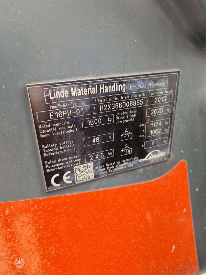Linde EP16PH-01, вилочные погрузчики