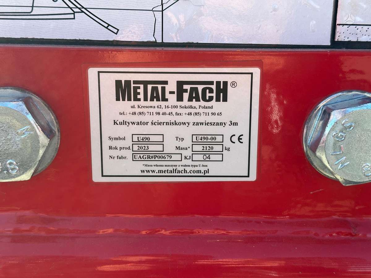 Metal-Fach U490, скребки, скрубберы
