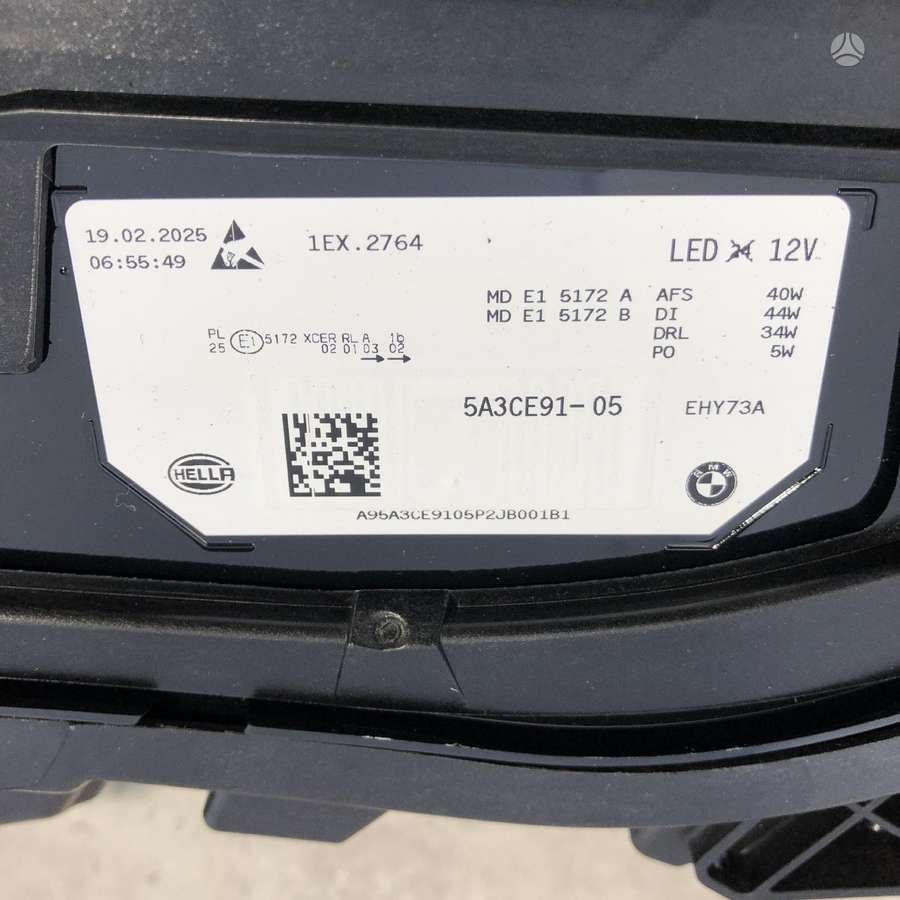BMW iX, 5A3CE91-05, žibintai
