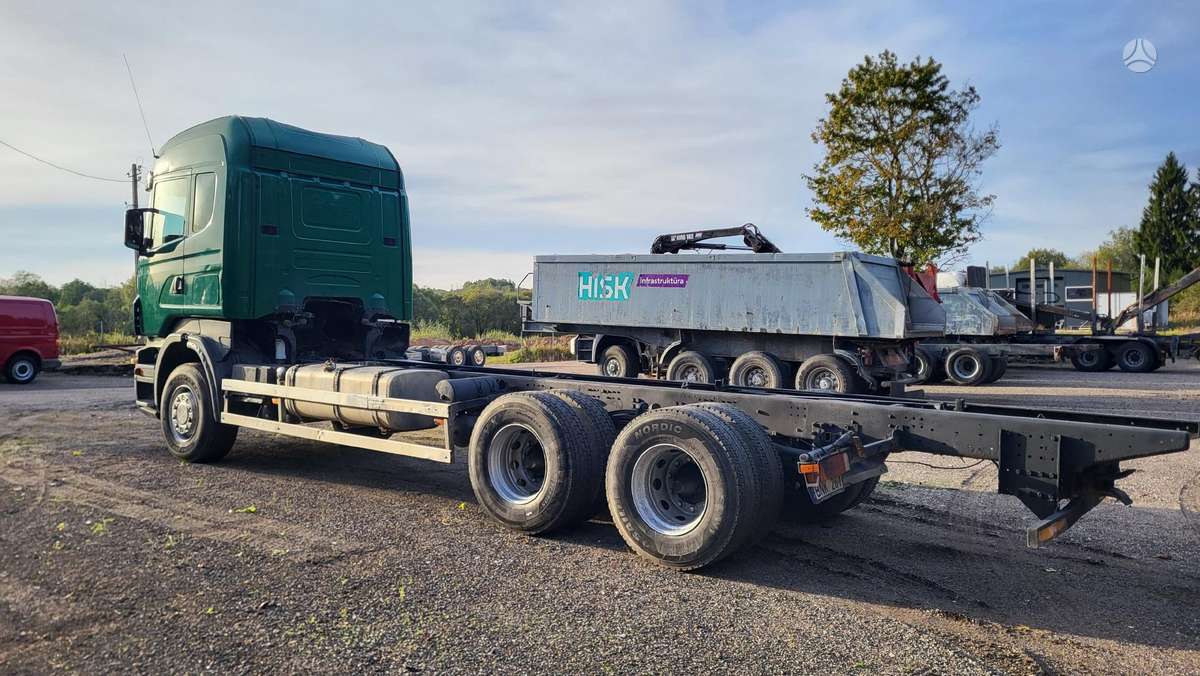Scania R470 6X4, шасси