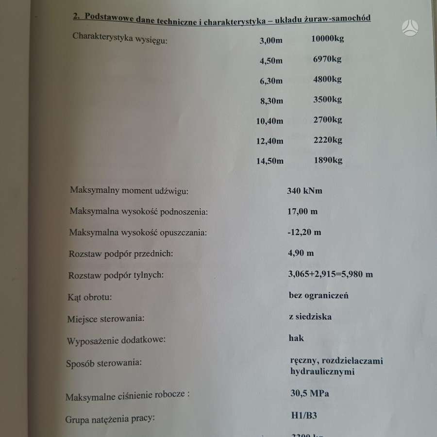 Scania 124C, с краном