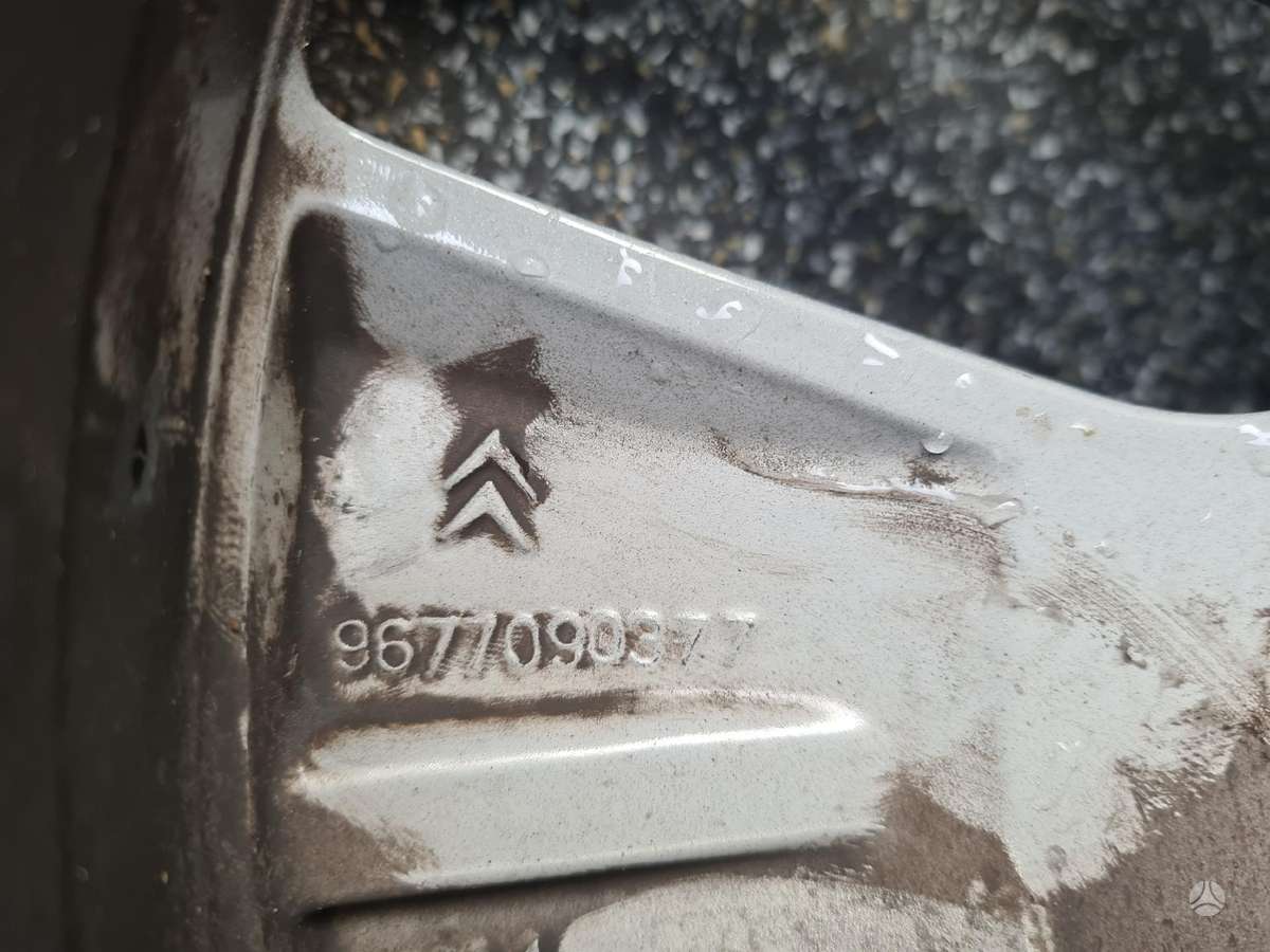 Citroen ORIGINAL 1 vnt, легкосплавные , R17