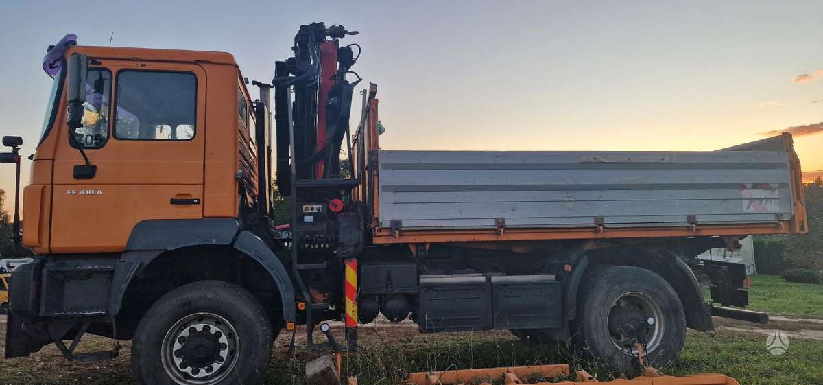 MAN 19.414, dumpers with crane