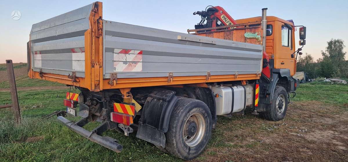 MAN 19.414, dumpers with crane