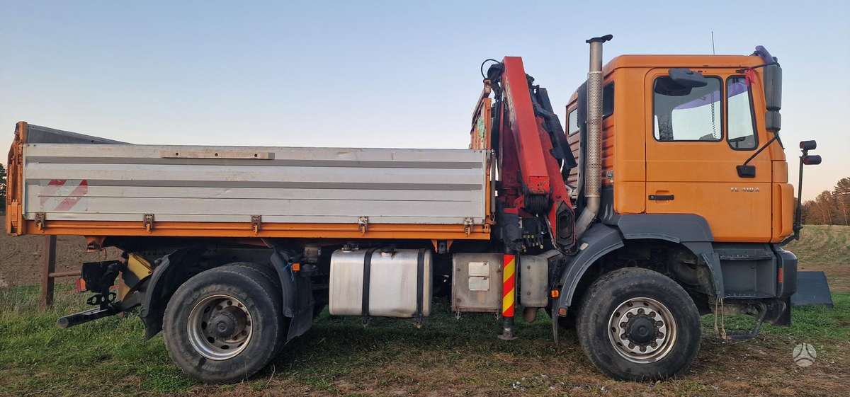 MAN 19.414, dumpers with crane