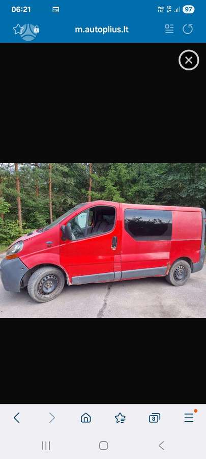 Renault Trafic, грузовые микроавтобусы