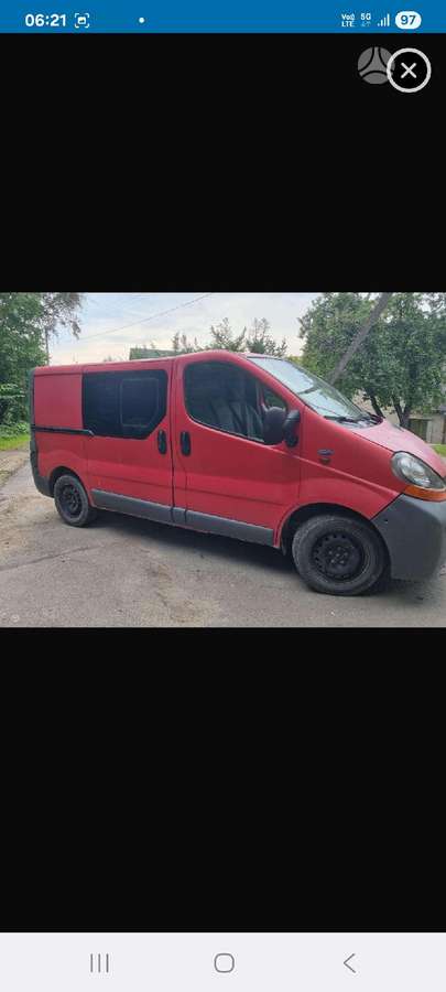 Renault Trafic, krovininiai mikroautobusai