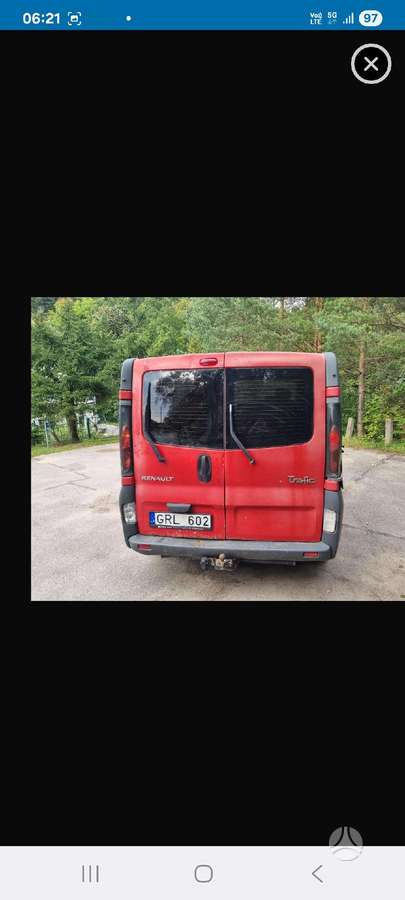 Renault Trafic, грузовые микроавтобусы