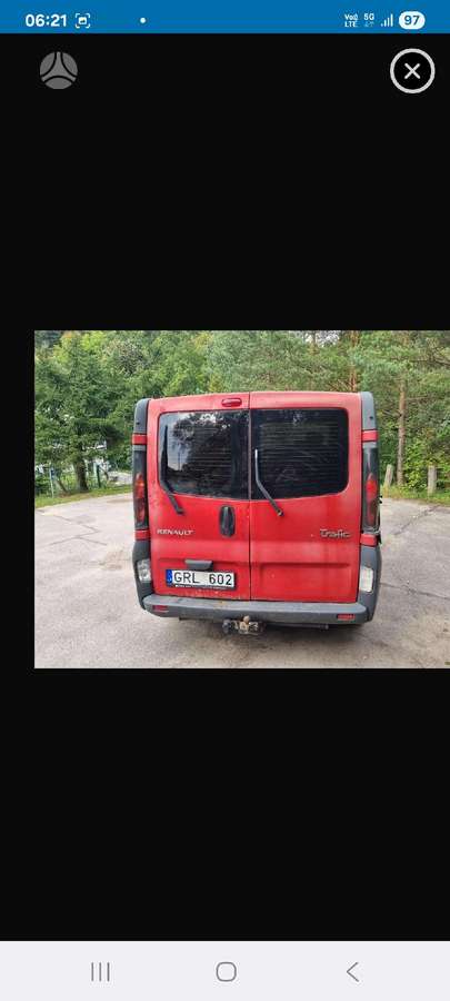 Renault Trafic, krovininiai mikroautobusai