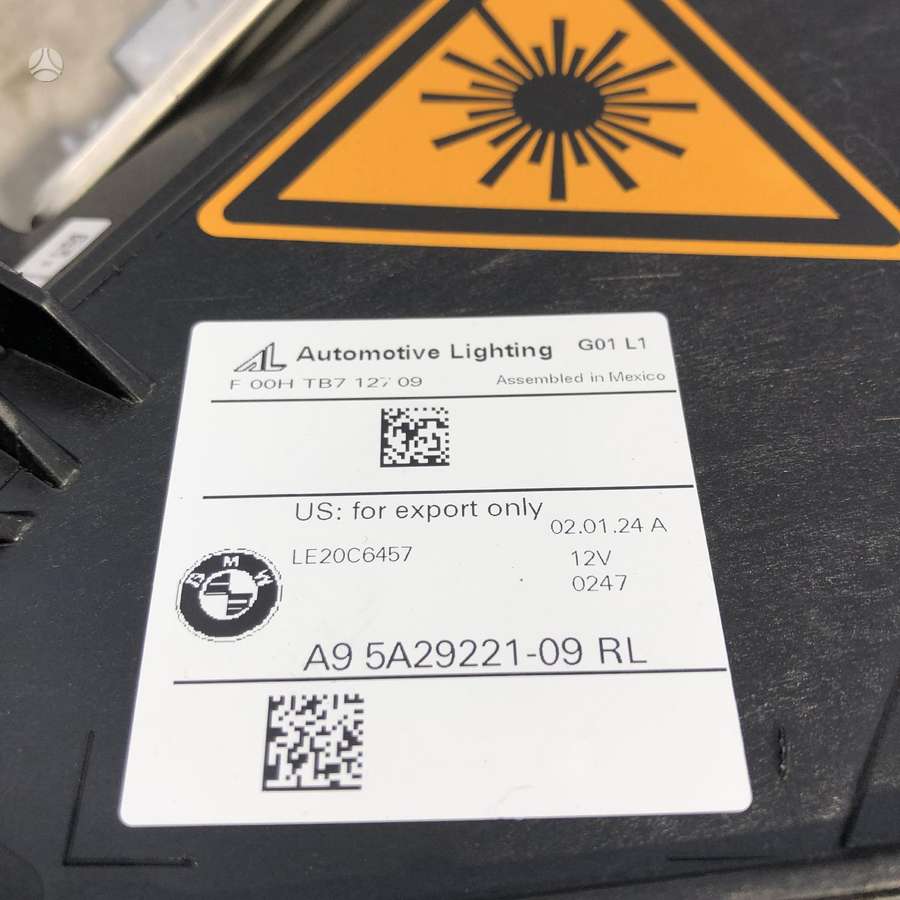 BMW X3, 5A29221-09, lights