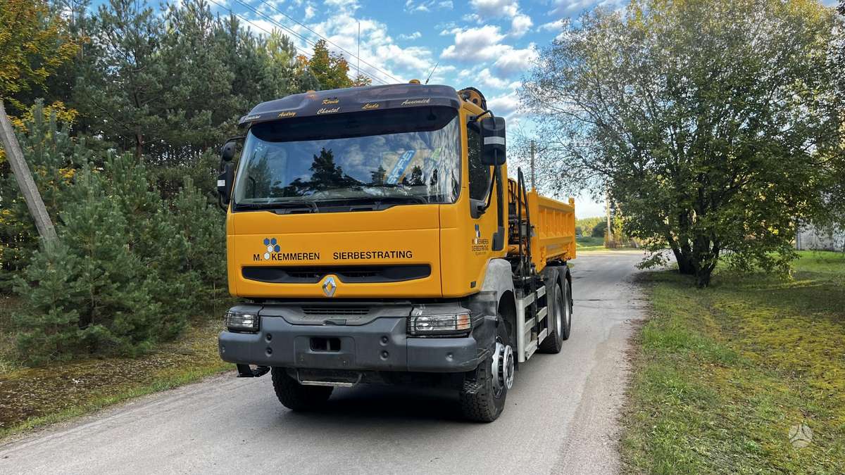 Renault Kerax, dumpers with crane