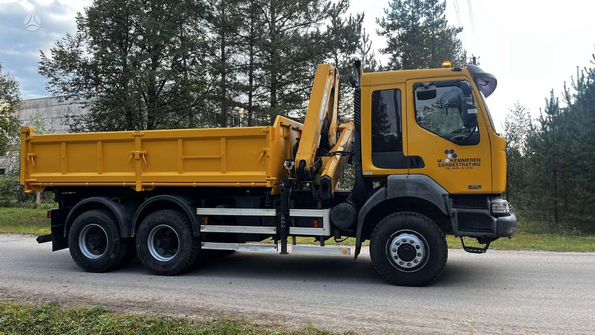 Renault Kerax, dumpers with crane