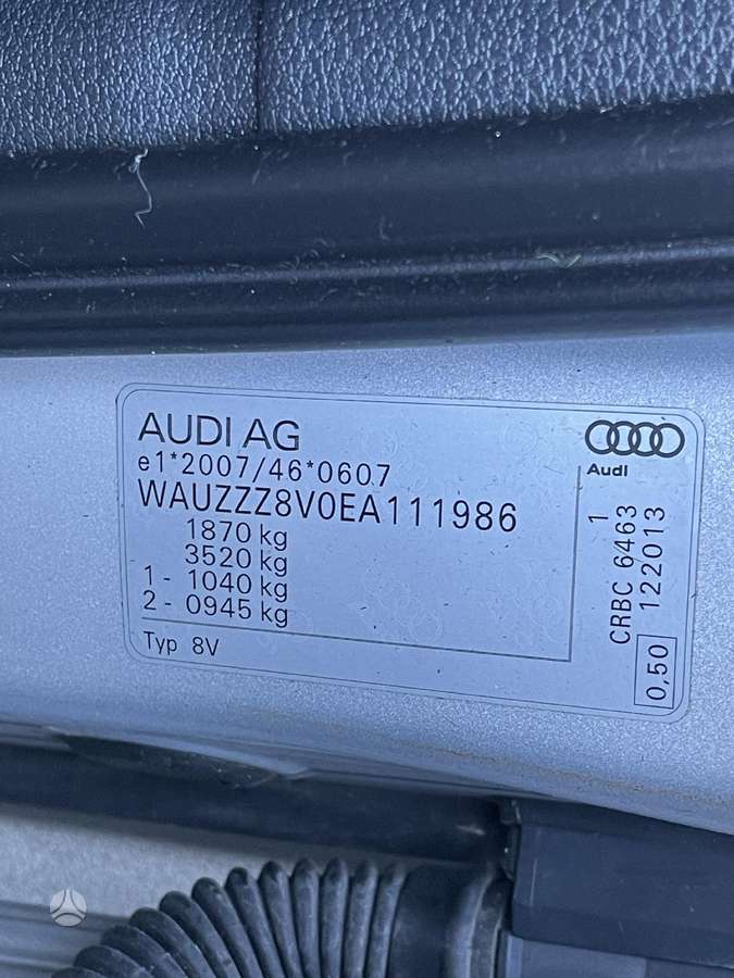 Audi A3 dalimis
