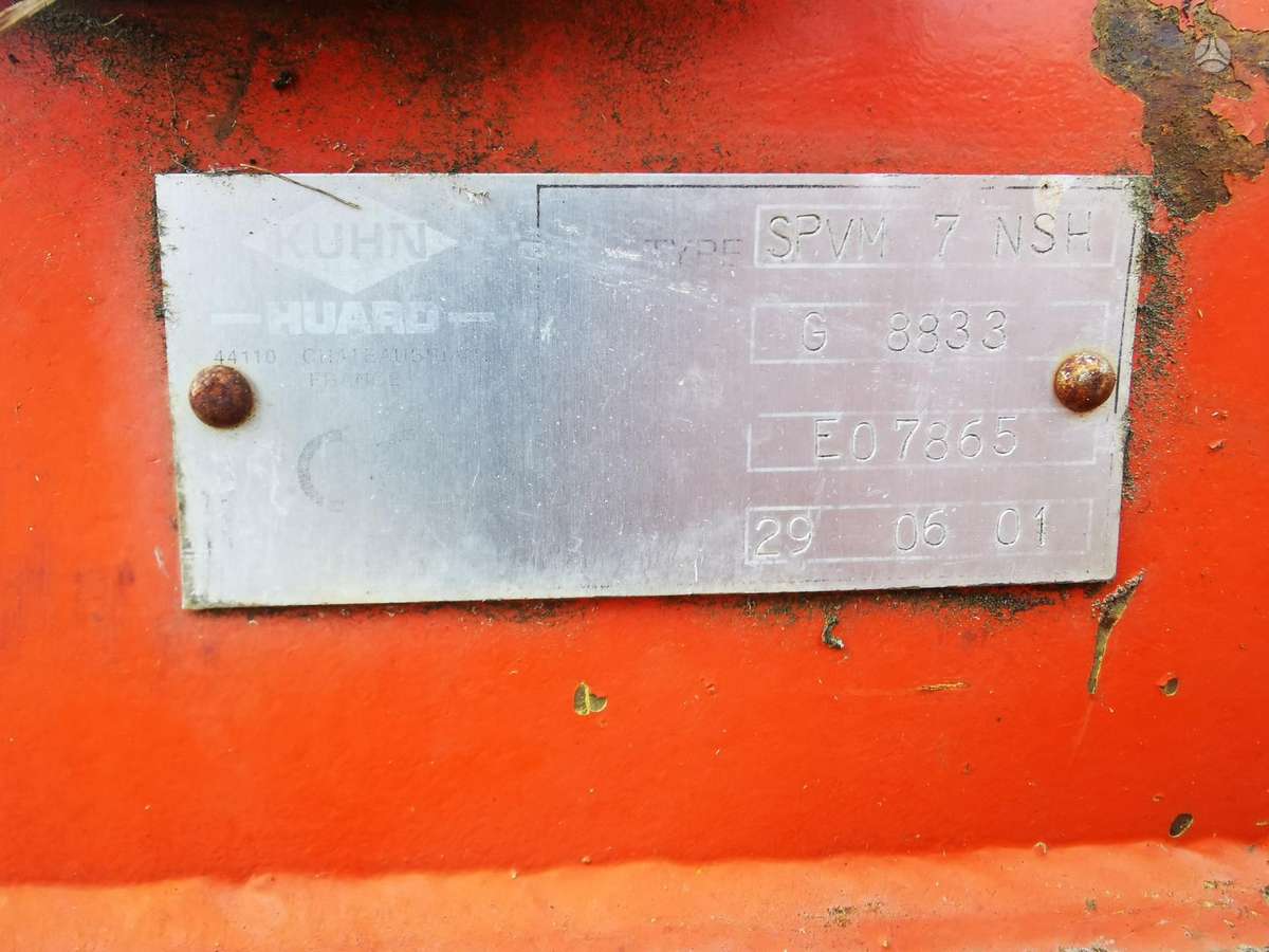 Kuhn Vari-Manager SPVM 7 NSH, plūgai