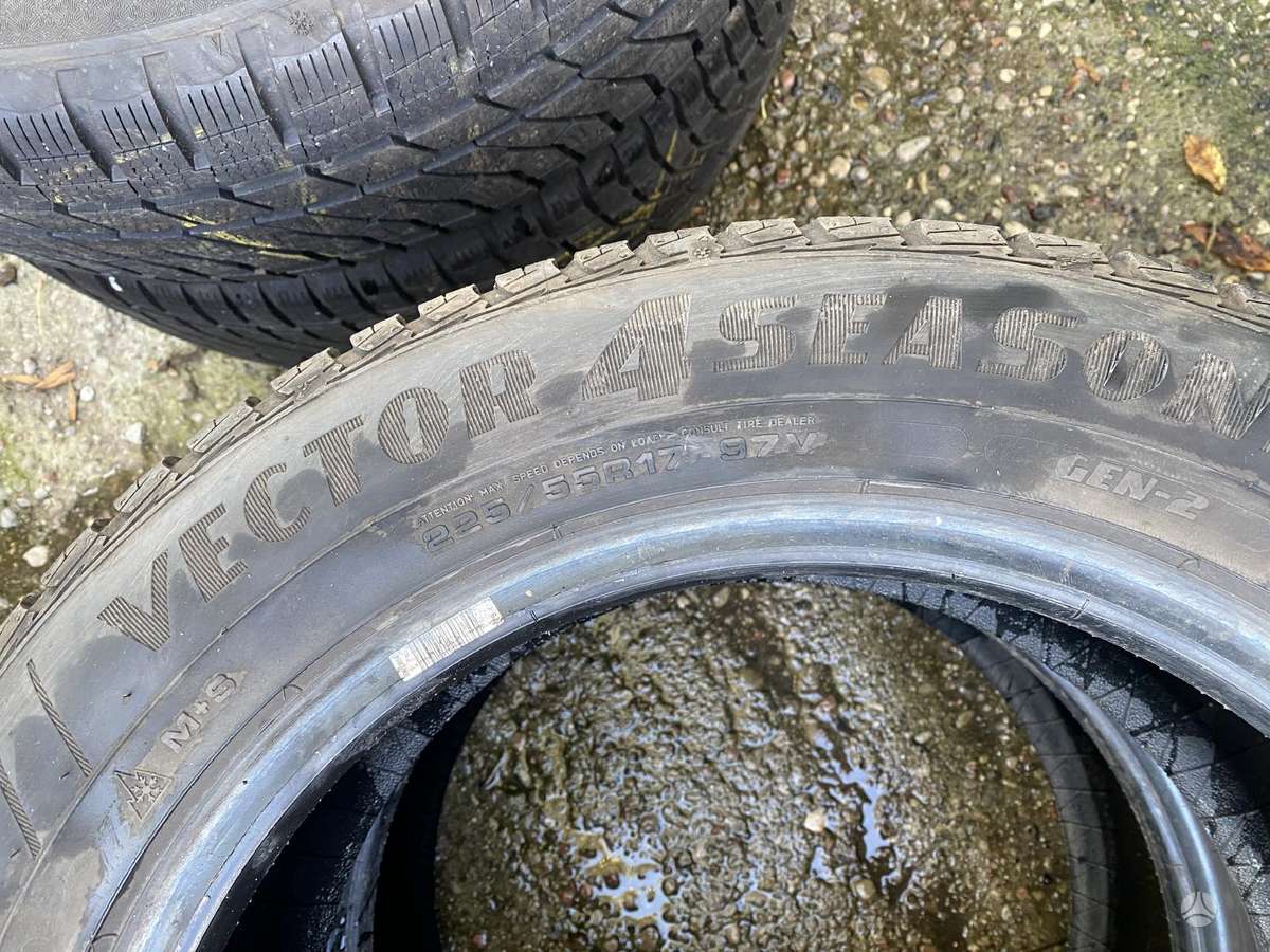 Goodyear Vector 4Season, всесезонные 225/55 R17