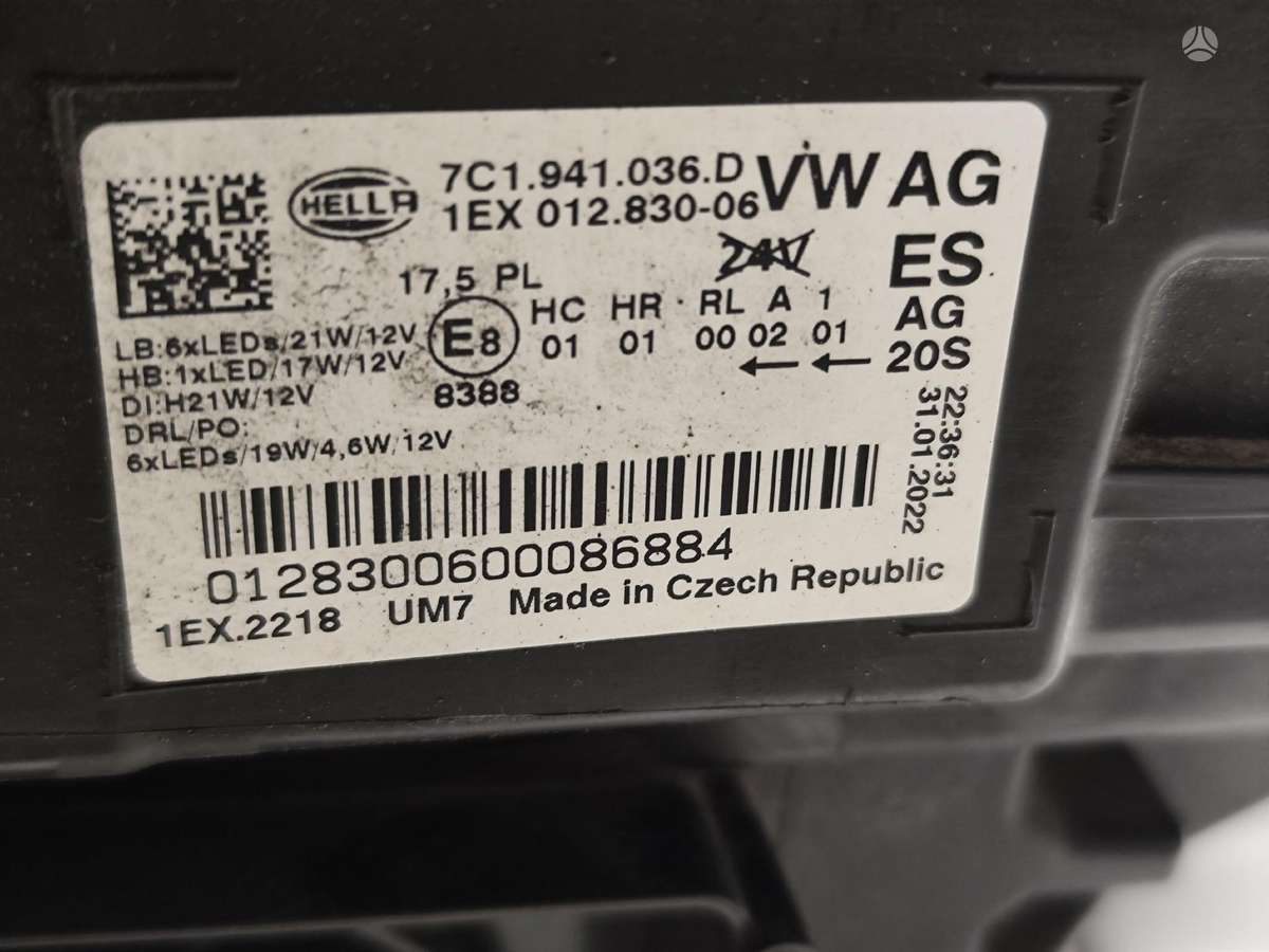 Volkswagen Crafter, 7c1941036d