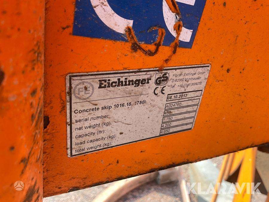 Eichinger 1750 LTR, concrete mixer