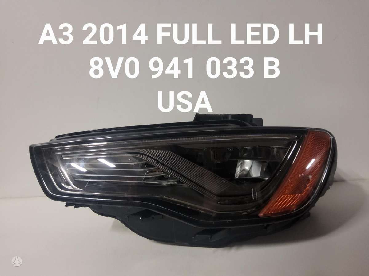 Audi A3, 8V0941033B, Checbekas