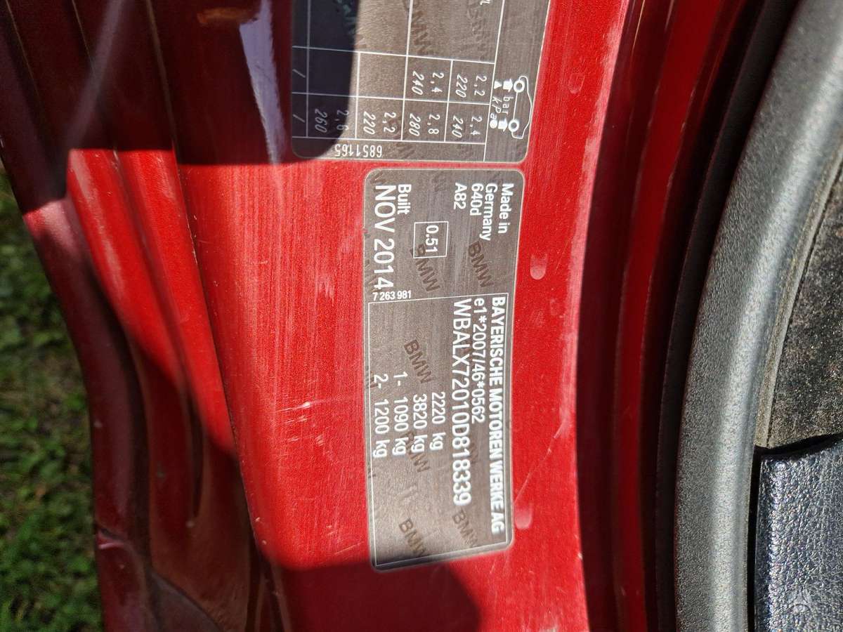 BMW 640 Dalimis