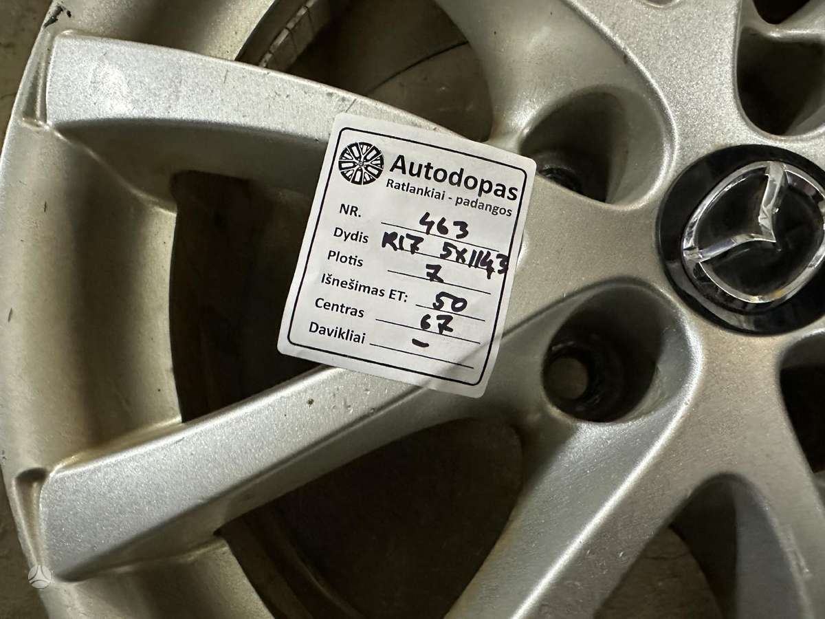 Mazda, vieglmetāla, R17