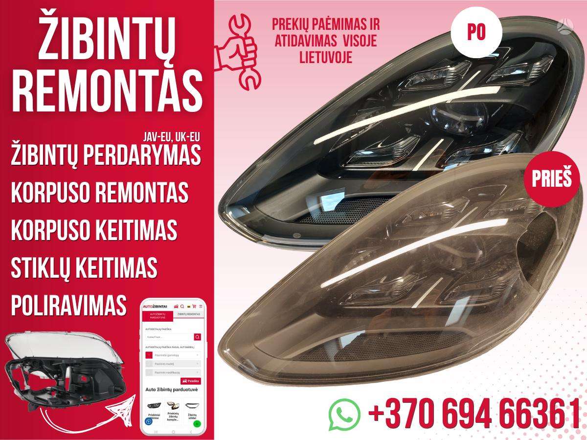 Automobilių žibintų remontas