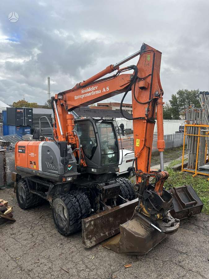 Hitachi ZX140W-3 su rotoriumi, экскаваторы