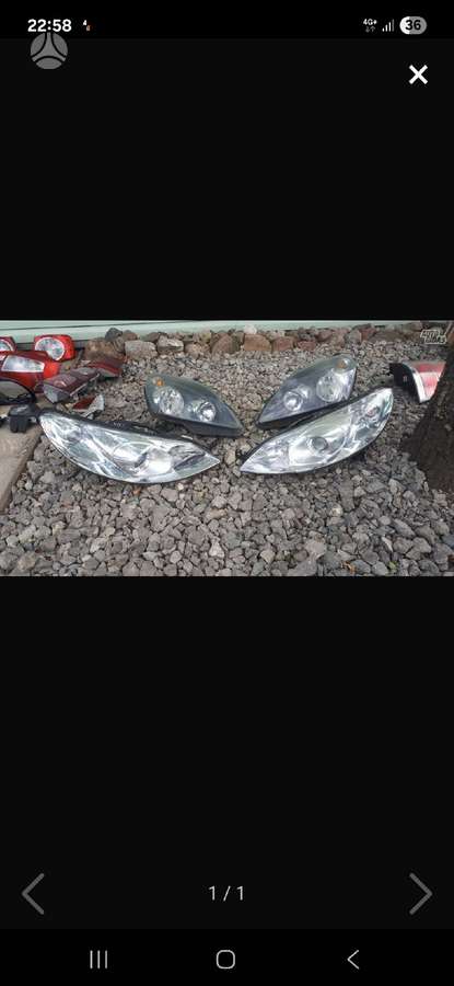 Peugeot 407 Yra xenon faros