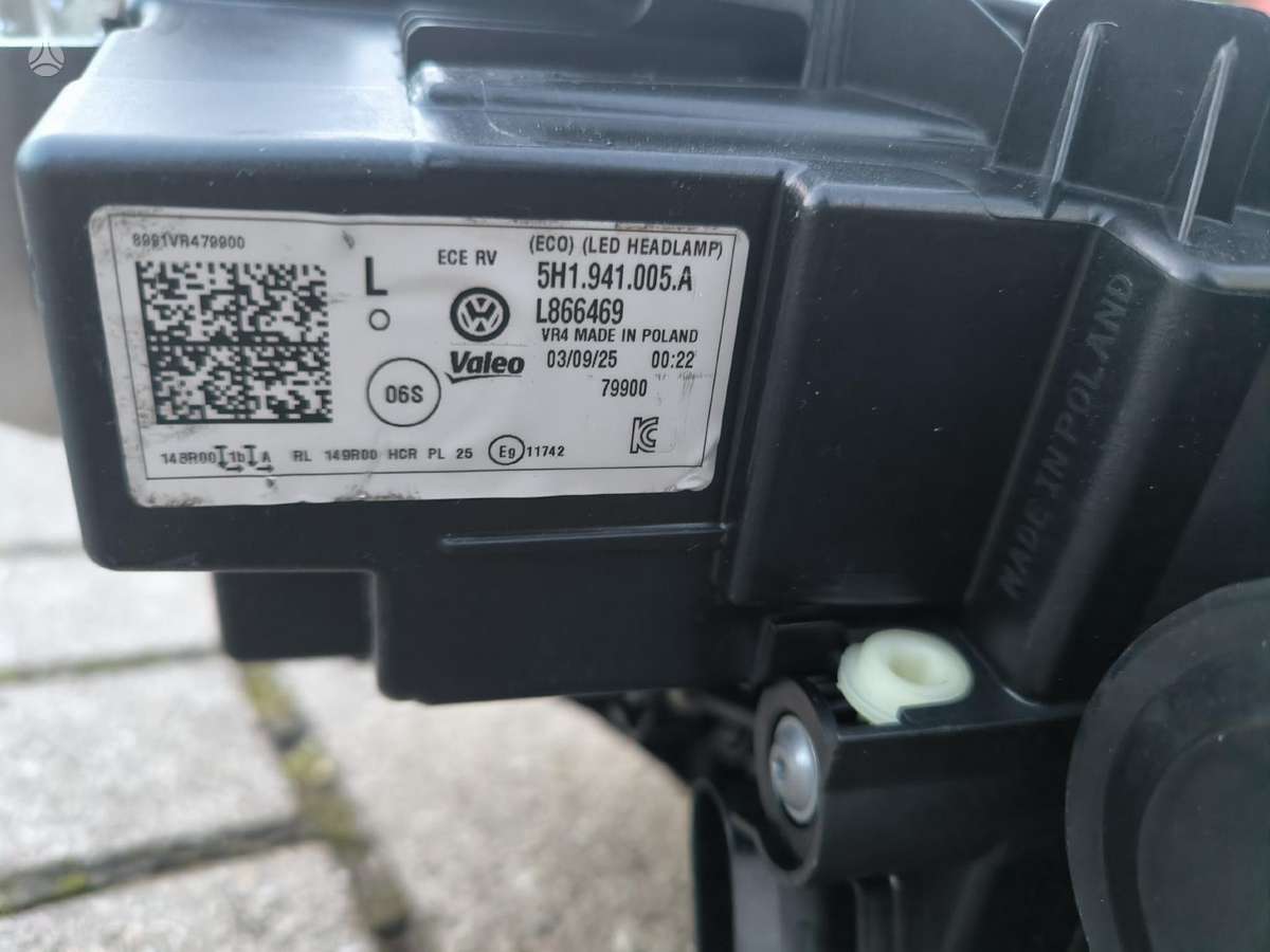 Volkswagen Golf kėbulo dalys