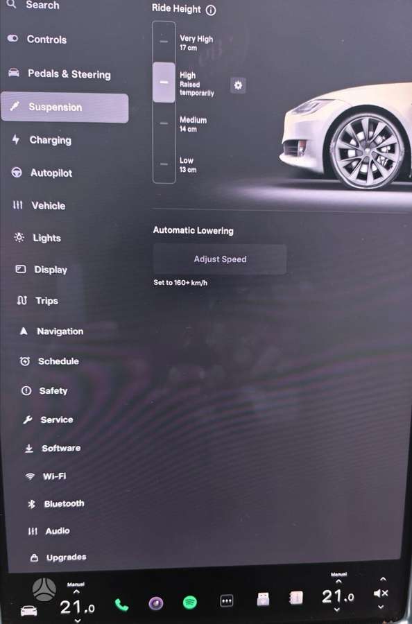 Tesla Model S, 90 kWh, hečbekas