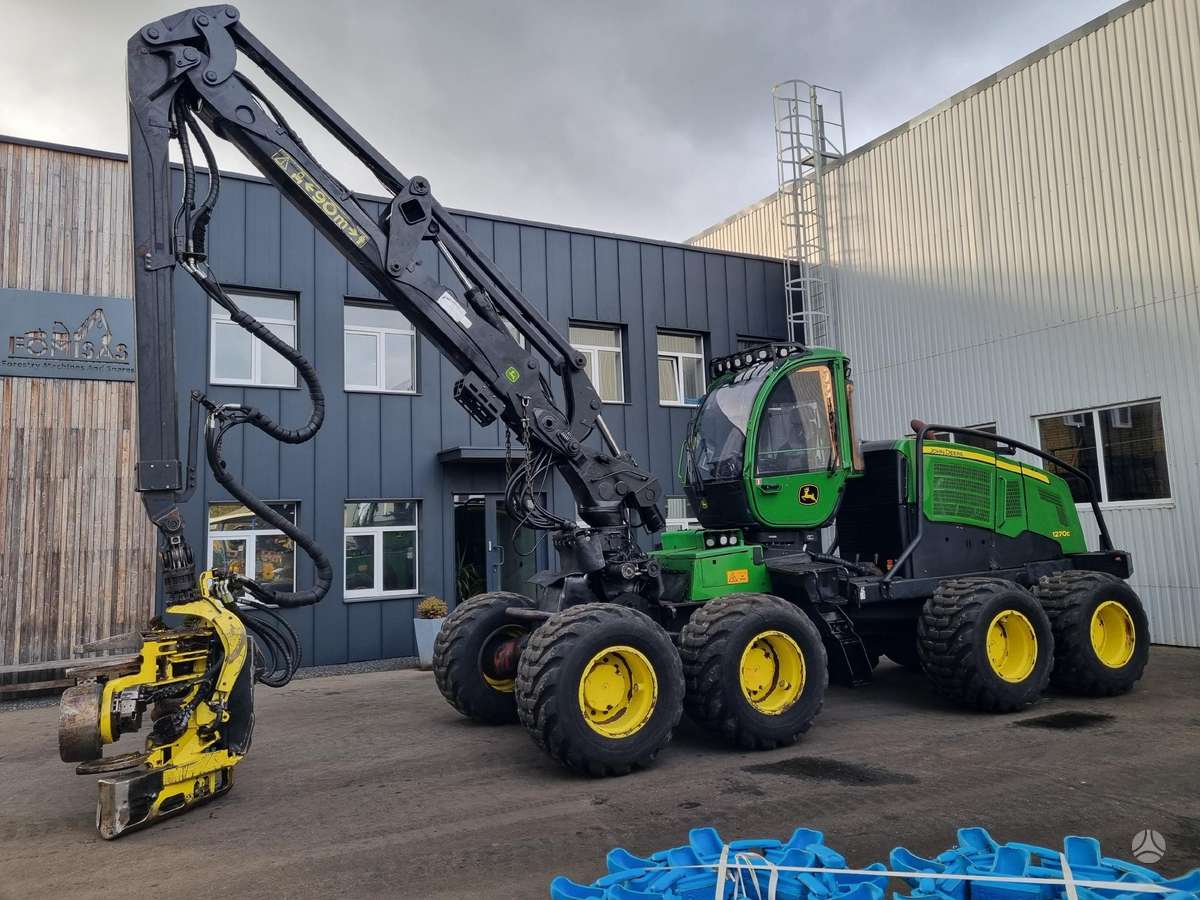 John Deere 1270E, харвестеры