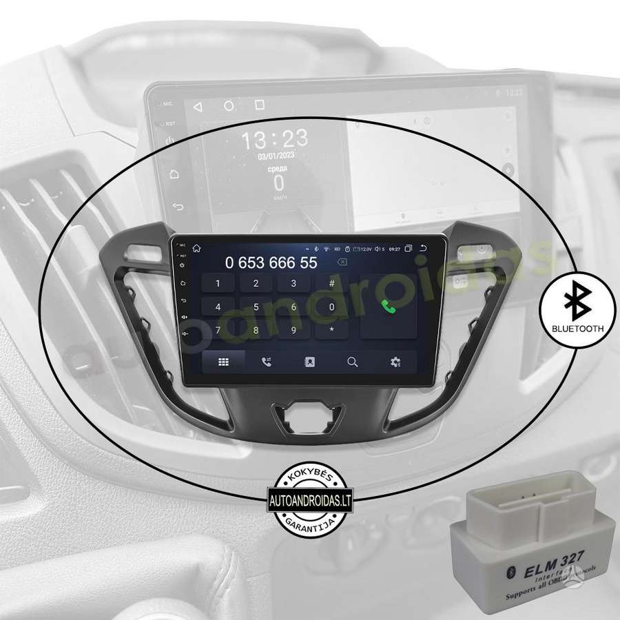 Ford FORD TRANSIT CUSTOM TOURNEO 2012-2021 Android multimedia AndroidAuto Carplay, multimedia and navigation