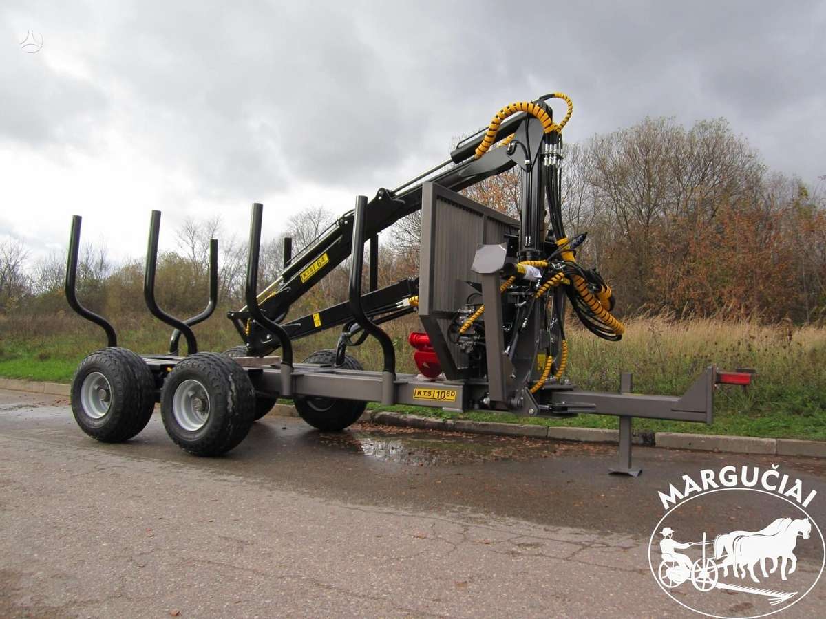 K.T.S Puspriekabės miškui, manipulia, forestry trailers (self-loading)