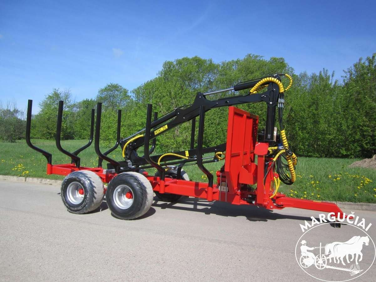 K.T.S Puspriekabės miškui, manipulia, forestry trailers (self-loading)