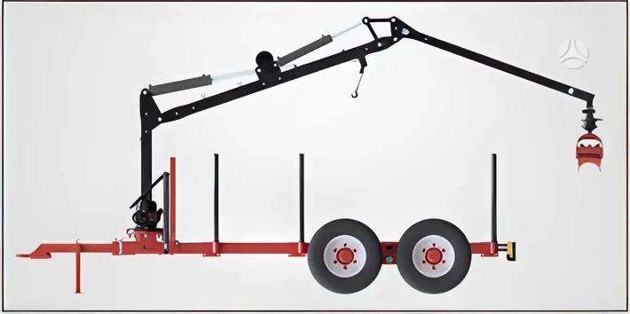K.T.S Puspriekabės miškui, manipulia, forestry trailers (self-loading)