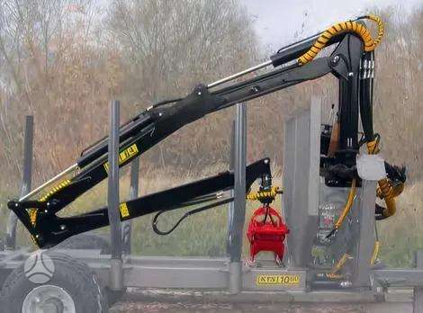 K.T.S Puspriekabės miškui, manipulia, forestry trailers (self-loading)