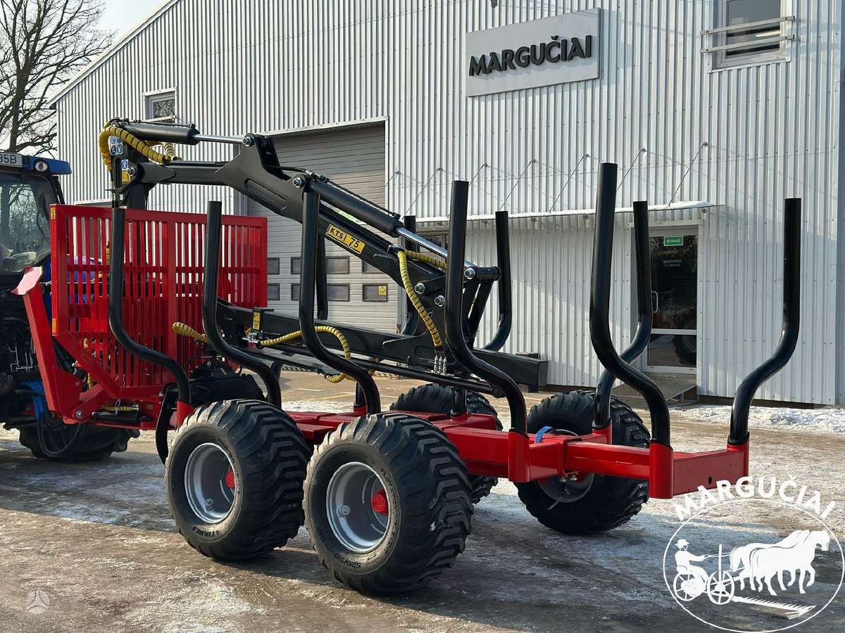 K.T.S Puspriekabės miškui, manipulia, forestry trailers (self-loading)