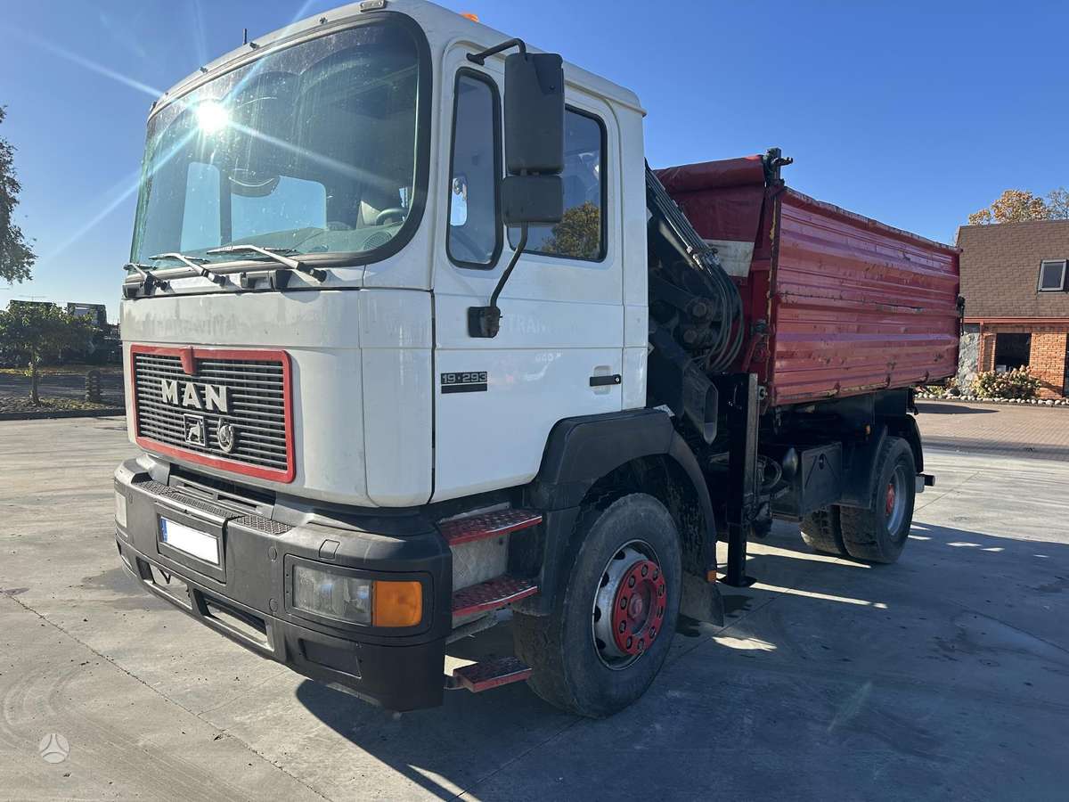 MAN 19-293, dumpers with crane