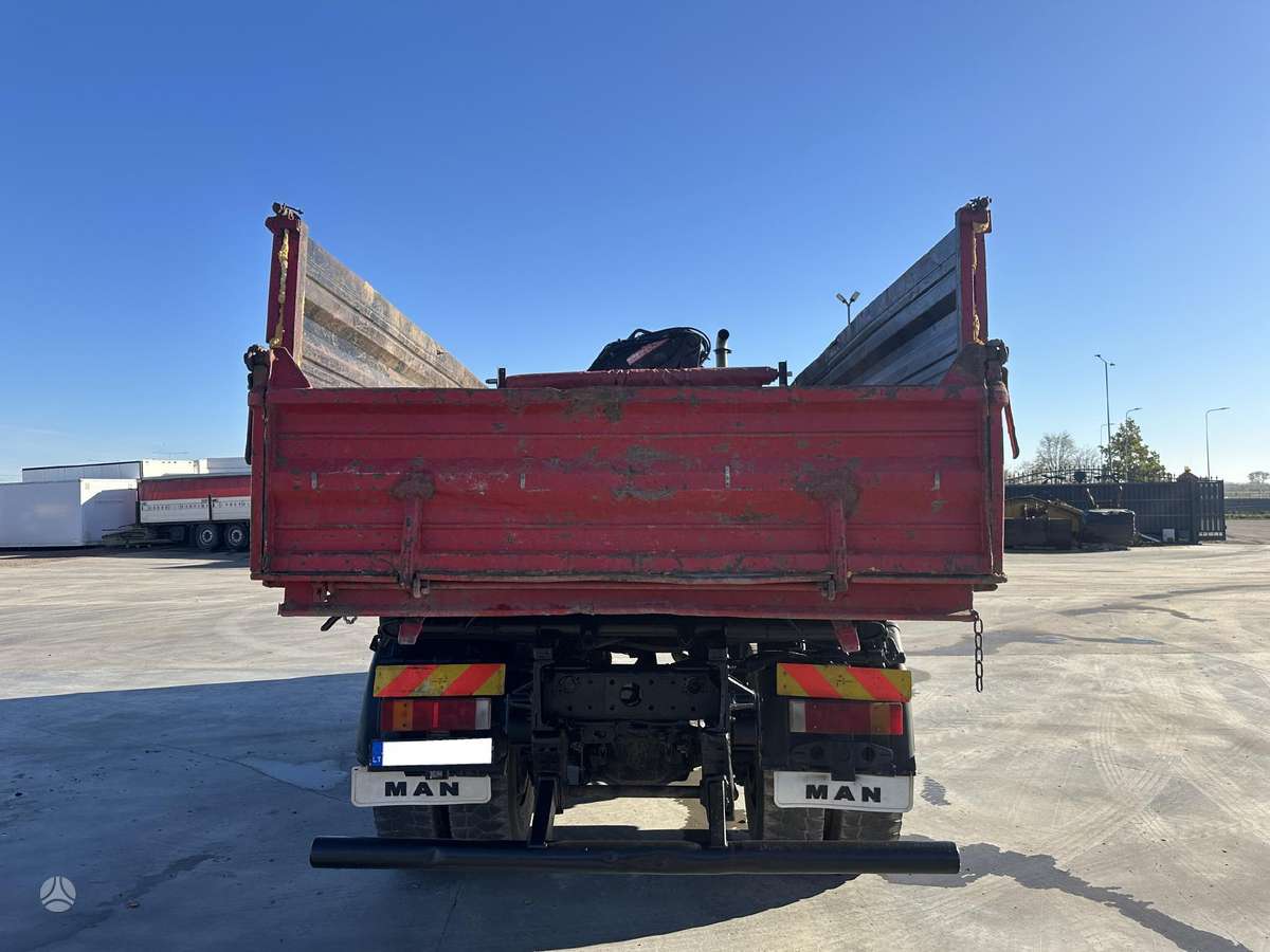MAN 19-293, dumpers with crane