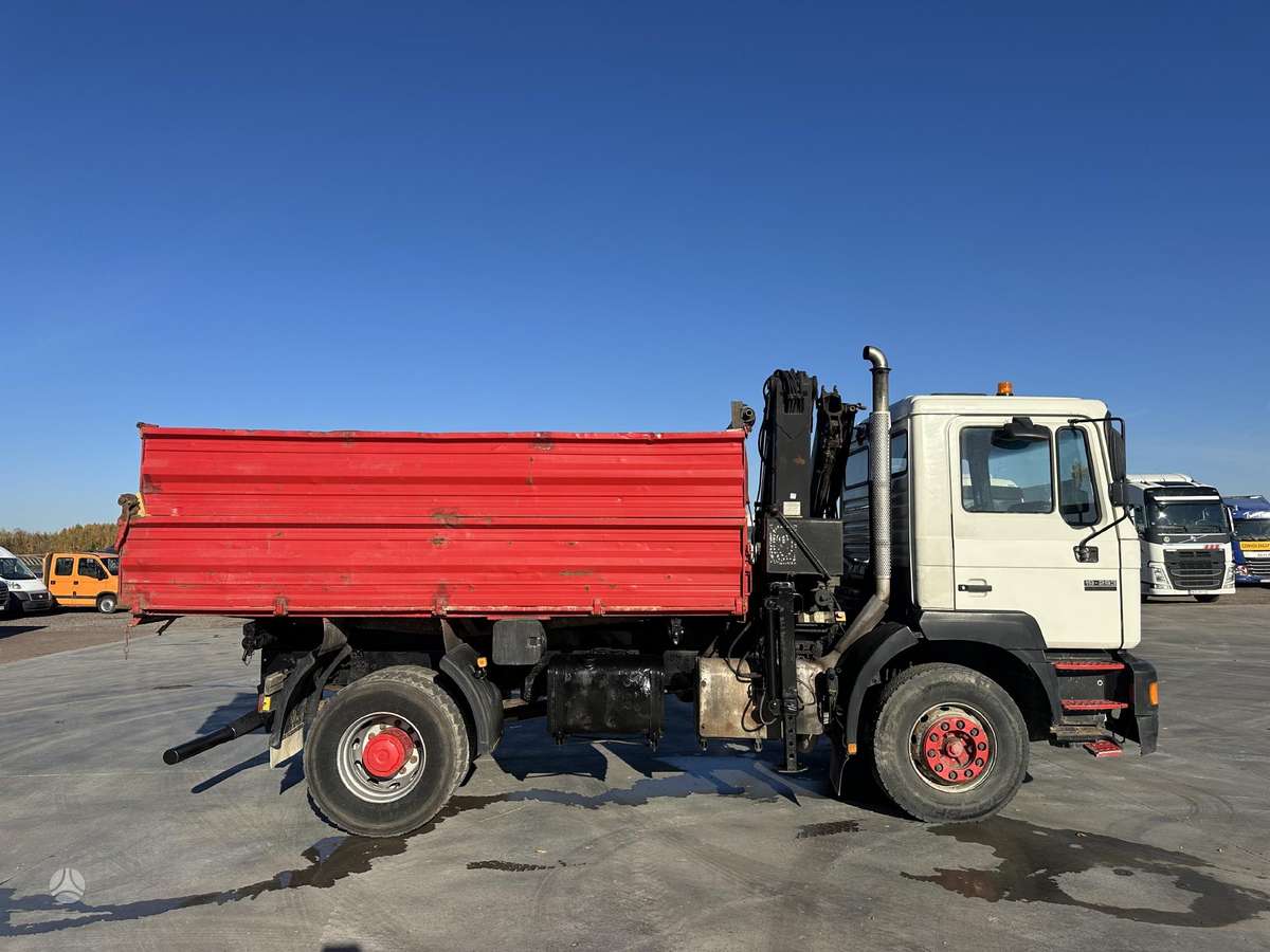 MAN 19-293, dumpers with crane