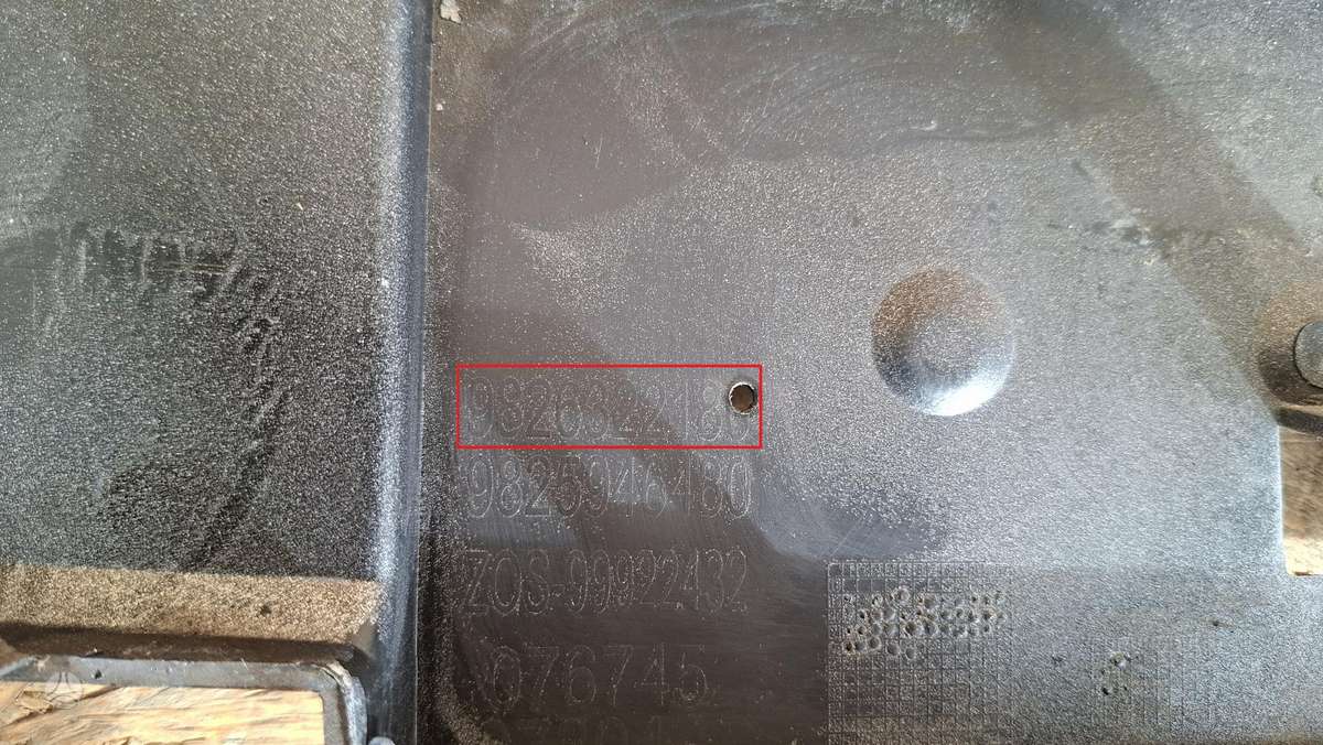 Peugeot 2008, 9826322180, Cen29394