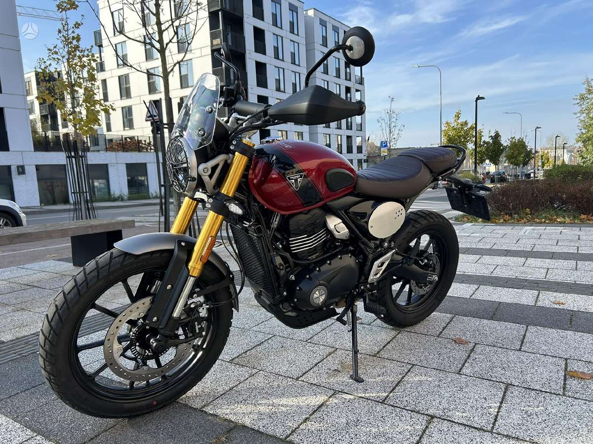 Triumph Scrambler 398cc, street / classic