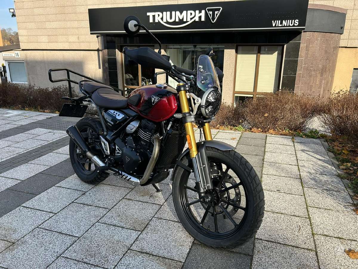 Triumph Scrambler 398cc, street / classic