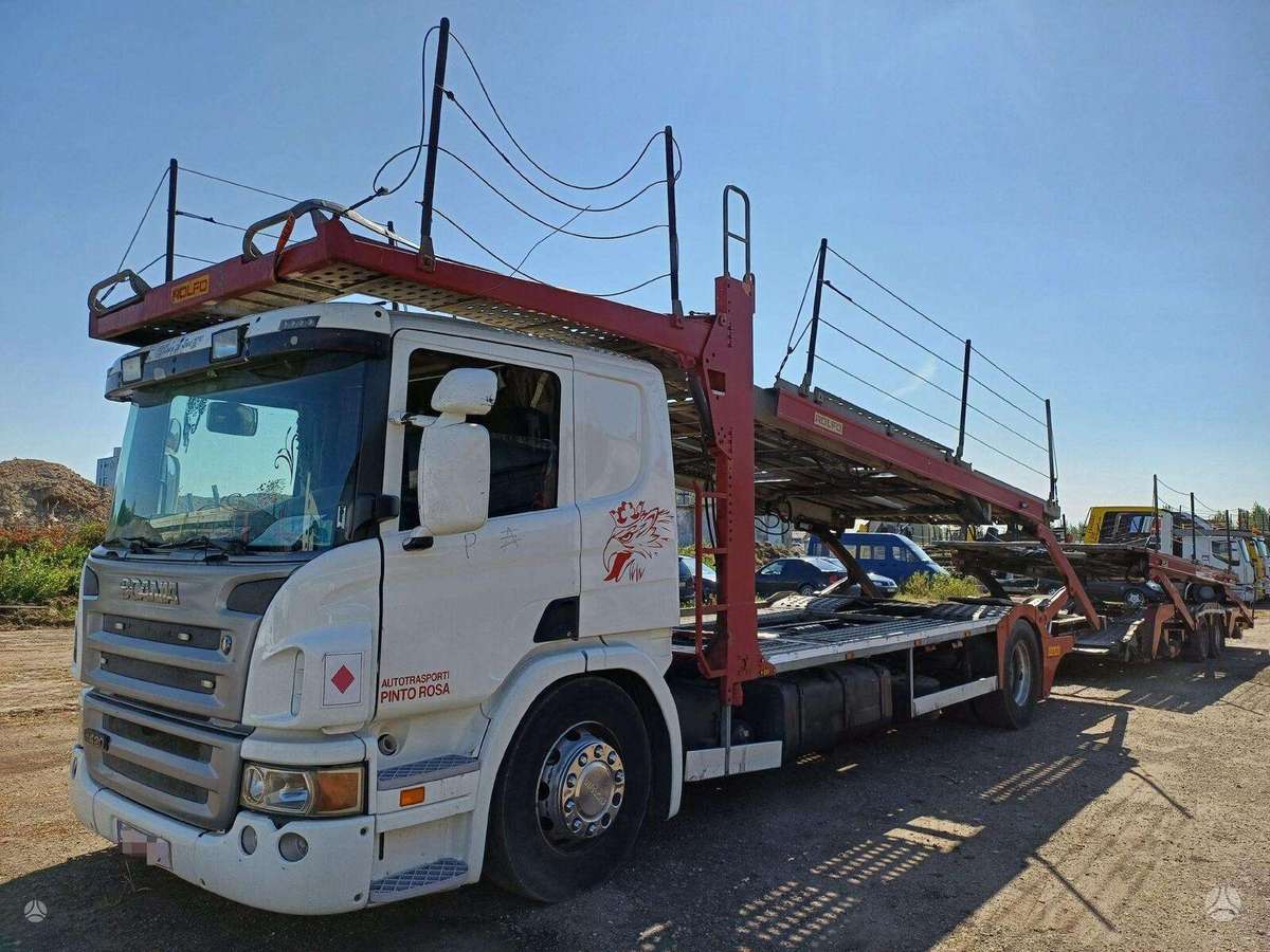 Scania P420 + ROLFO 2003, auto transporters