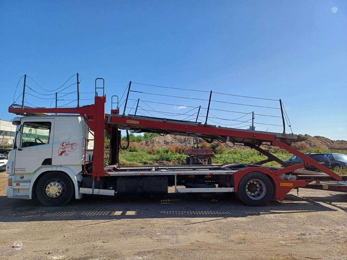 Scania P420 + ROLFO 2003, auto transporters