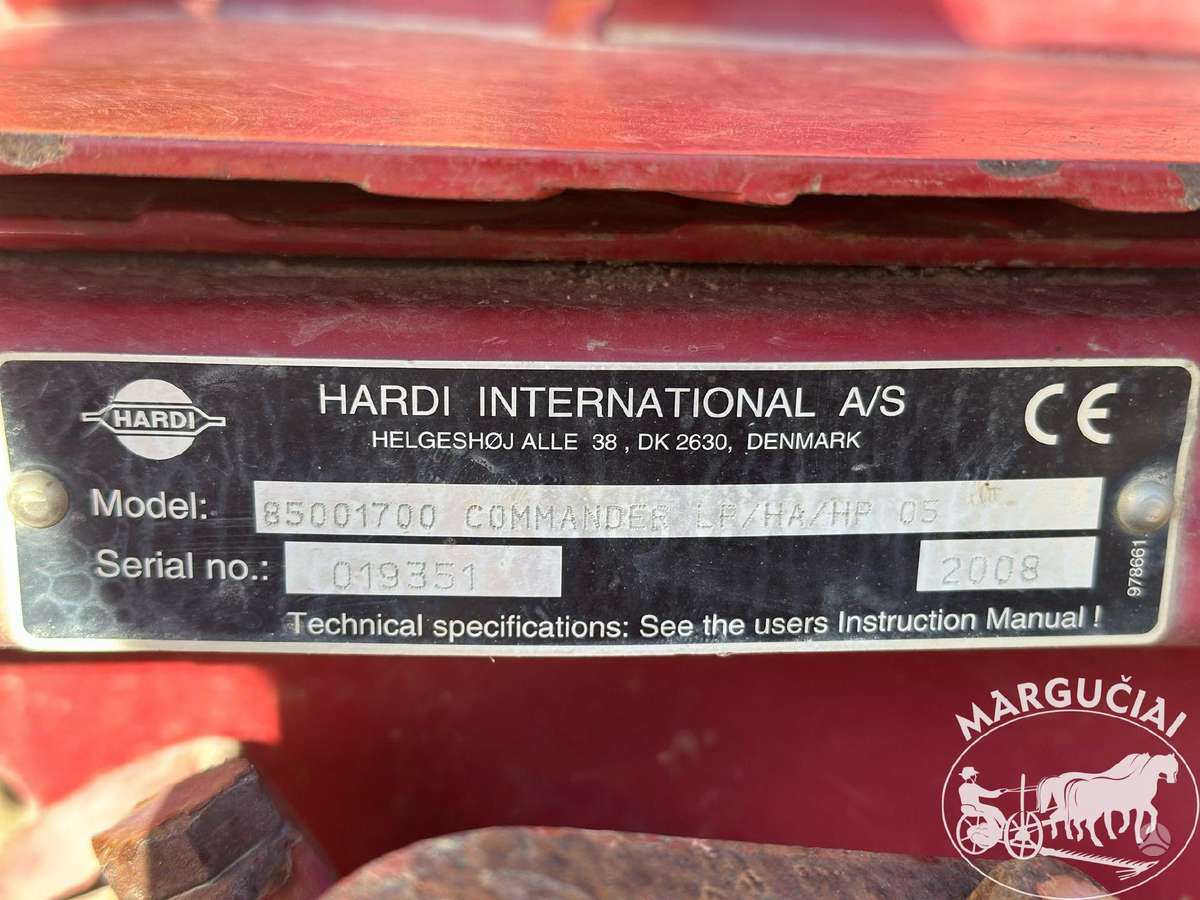 Hardi Commander 4400, 4400 ltr, 24 m, sprayers