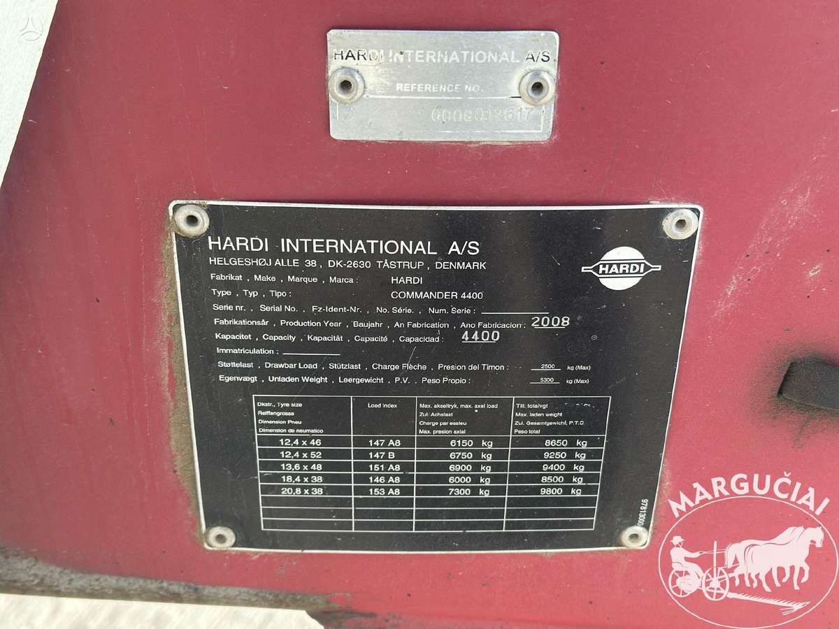 Hardi Commander 4400, 4400 ltr, 24 m, sprayers