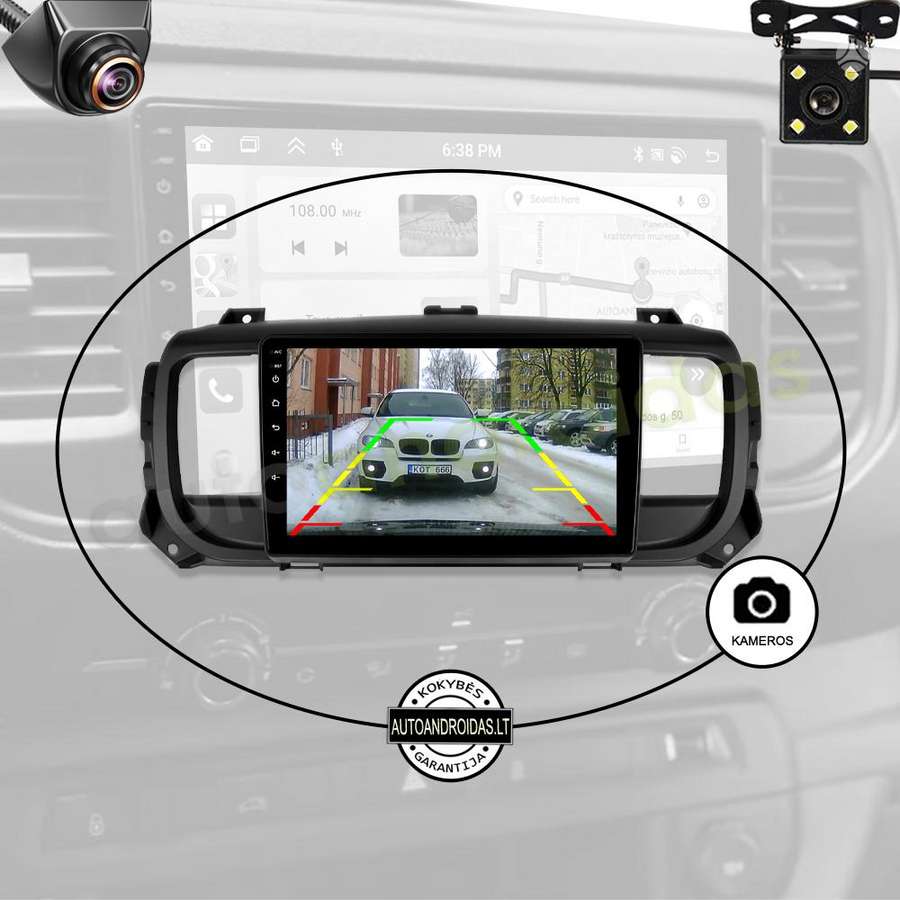 Citroen EXPERT JUMPY PROACE 2016-21 Android multimedia Carplay AndroidAuto, мультимедиa с навигацией
