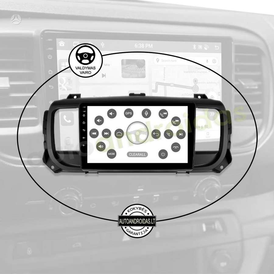 Citroen EXPERT JUMPY PROACE 2016-21 Android multimedia Carplay AndroidAuto, мультимедиa с навигацией