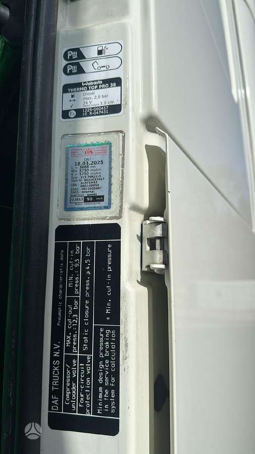 DAF XF 480 FT, 2 miegamosios vietos