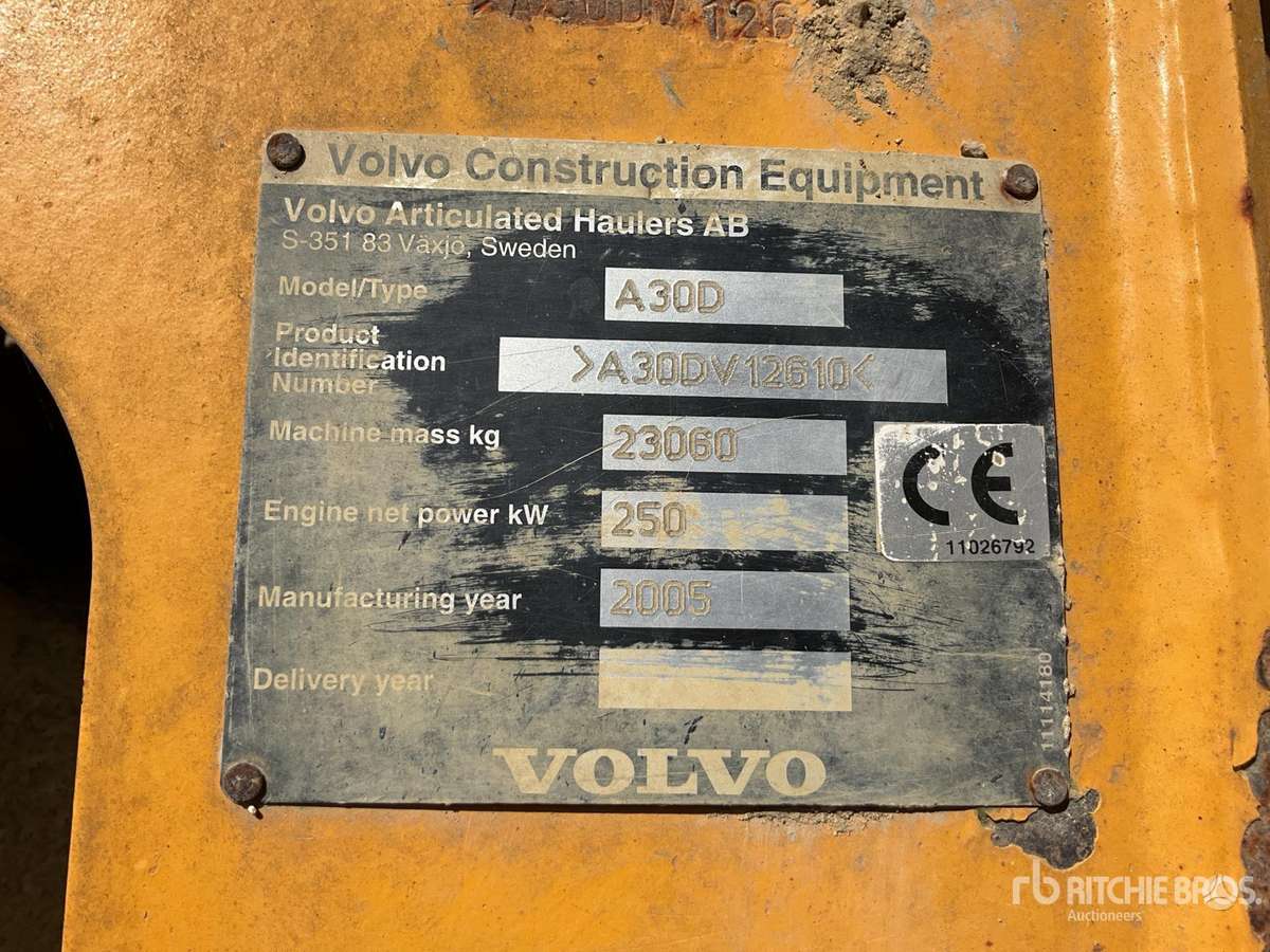 Volvo A30D, pašizgāzēji